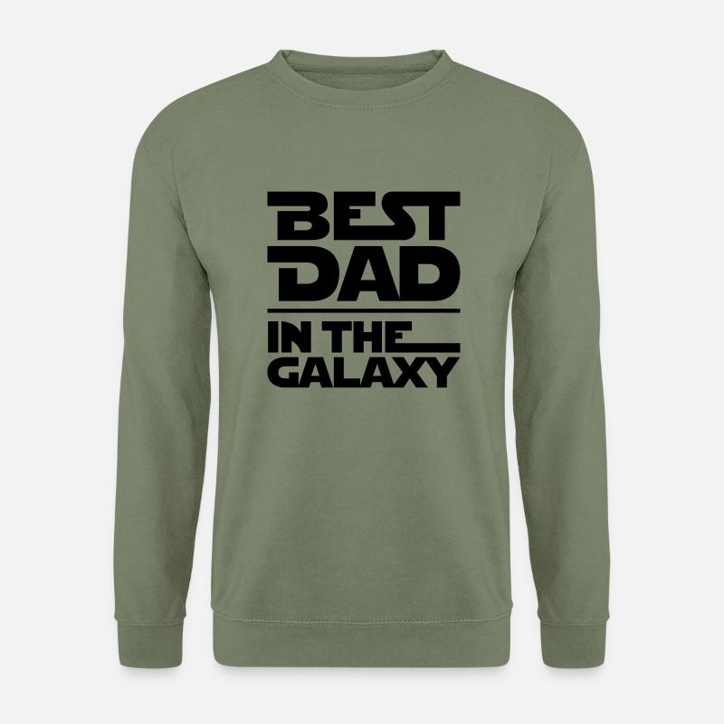 BEST DAD IN THE GALAXY - Unisex Pullover - Armeegrün