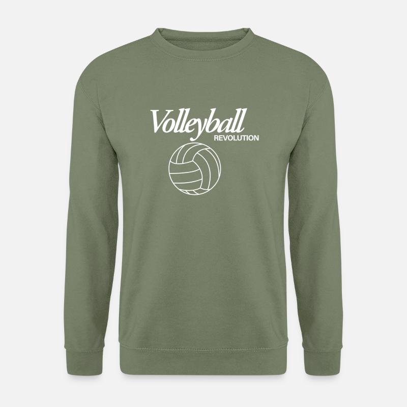 Volleyball Revolution - Unisex Pullover - Armeegrün
