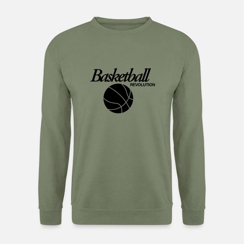 Basketball Revolution - Unisex Pullover - Armeegrün