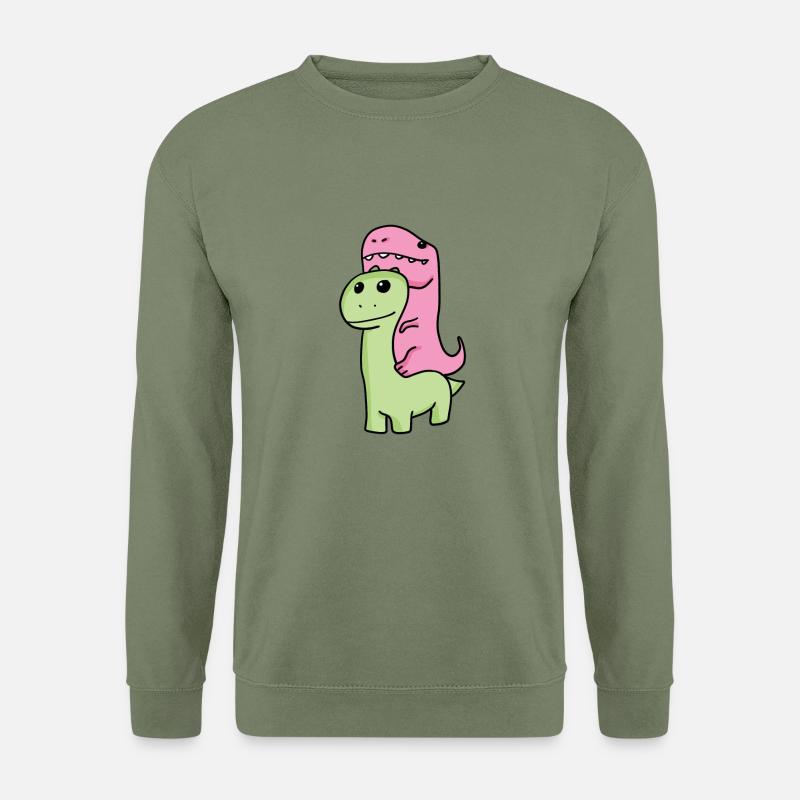 Dinosaurier für Kinder - Unisex Pullover - Armeegrün