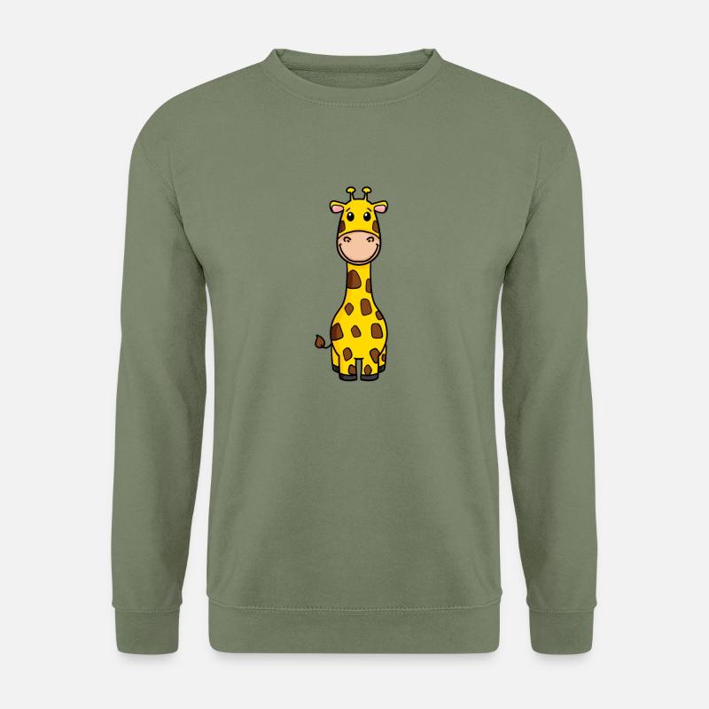 Giraffe - Unisex Pullover - Armeegrün