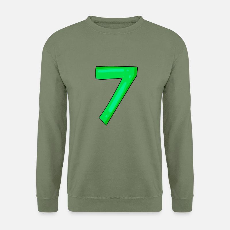 7 - Unisex Pullover - Armeegrün