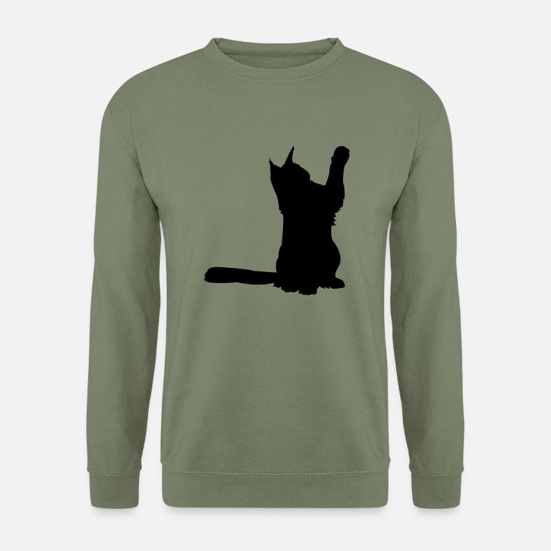 Maine Coon 2 - Unisex Pullover - Armeegrün