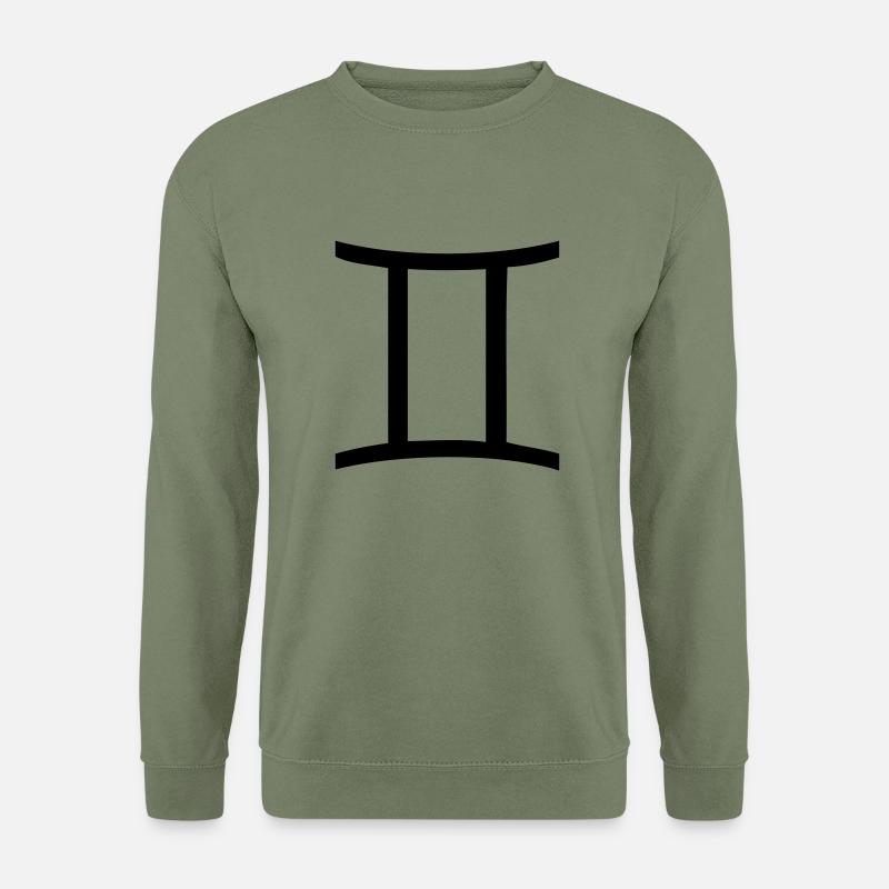 Zwillinge - Unisex Pullover - Armeegrün