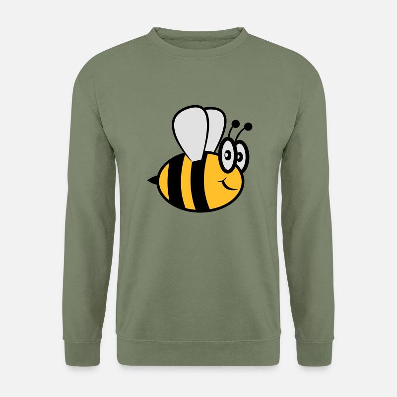 Biene witzig süss - Unisex Pullover - Armeegrün