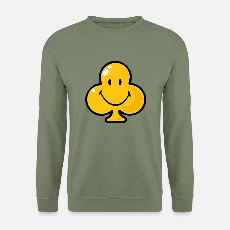 Smiley Clubs - Unisex Pullover - Armeegrün
