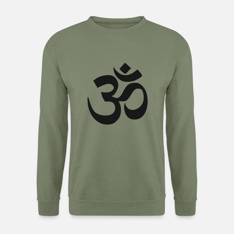 Om - Unisex Pullover - Armeegrün