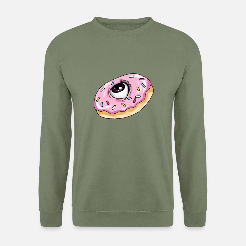 Oeil de beignet - Sweat-shirt Unisexe - vert militaire
