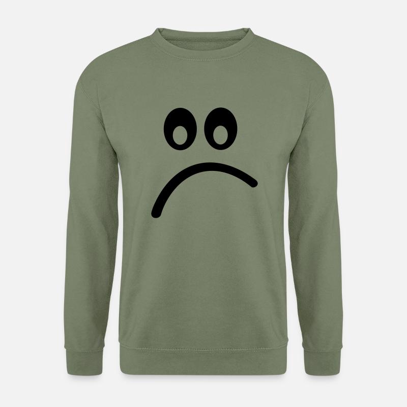Smiley - Unisex Pullover - Armeegrün