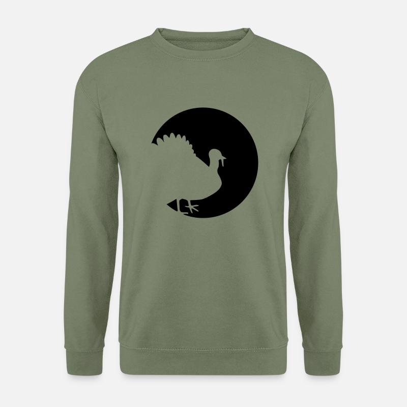 Truthahn - Unisex Pullover - Armeegrün