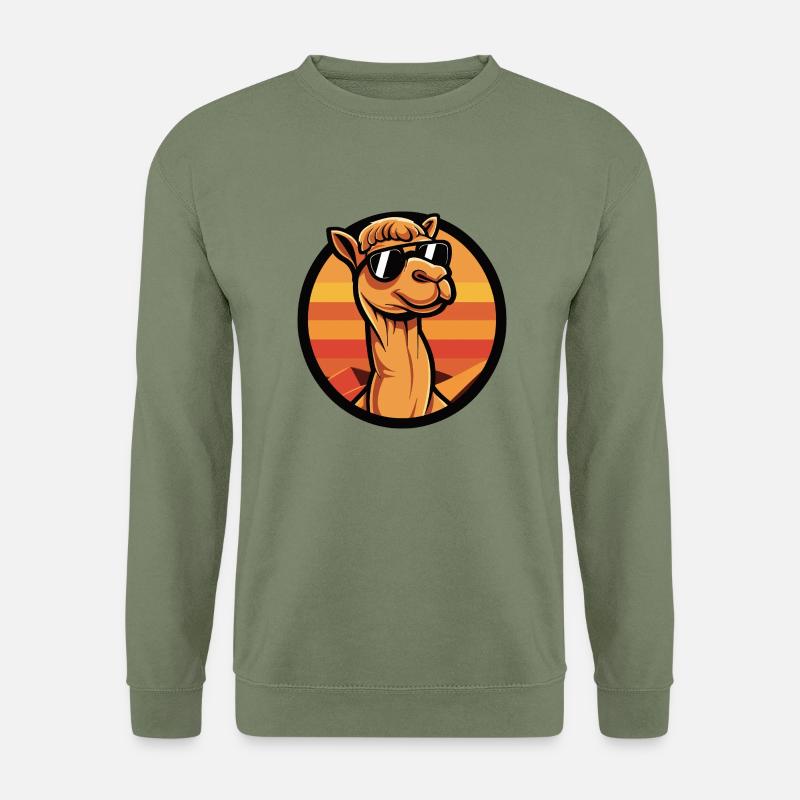 Camel Comic Cool - Unisex Sweatshirt - army green