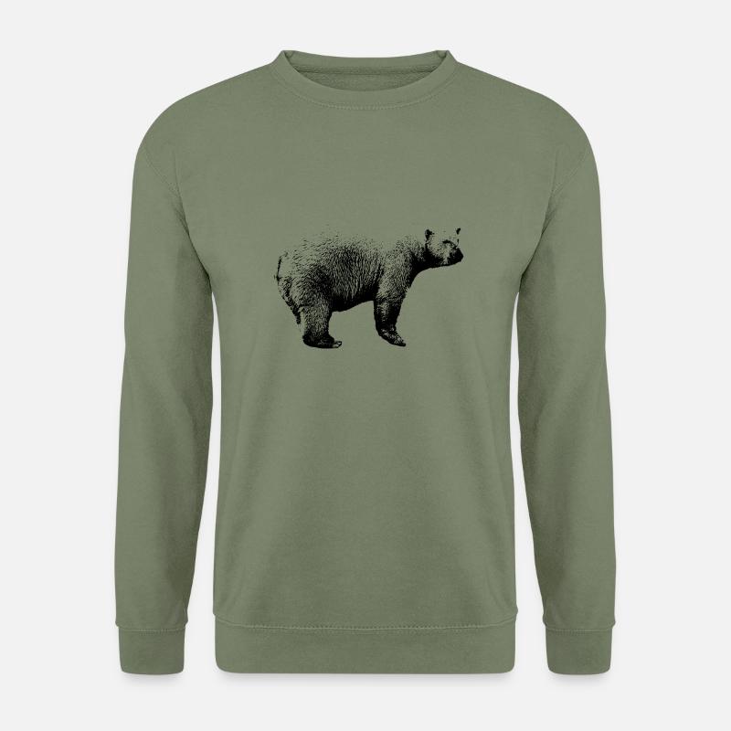 Bärdesign - Unisex Pullover - Armeegrün