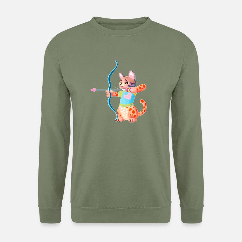 Der kleine Bogenschütze - Unisex Pullover - Armeegrün