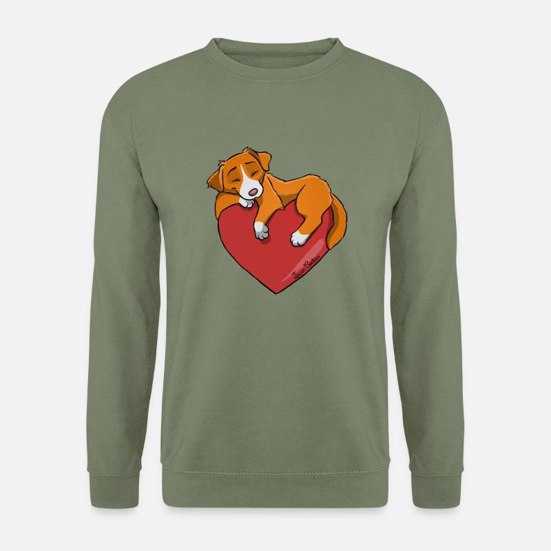 Nova Scotia Herz - Unisex Pullover - Armeegrün