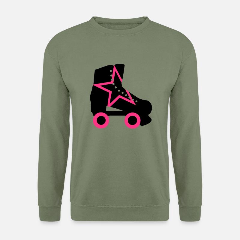rollerskate - Sweat-shirt Unisexe - vert militaire