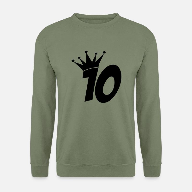 10 - Unisex Pullover - Armeegrün