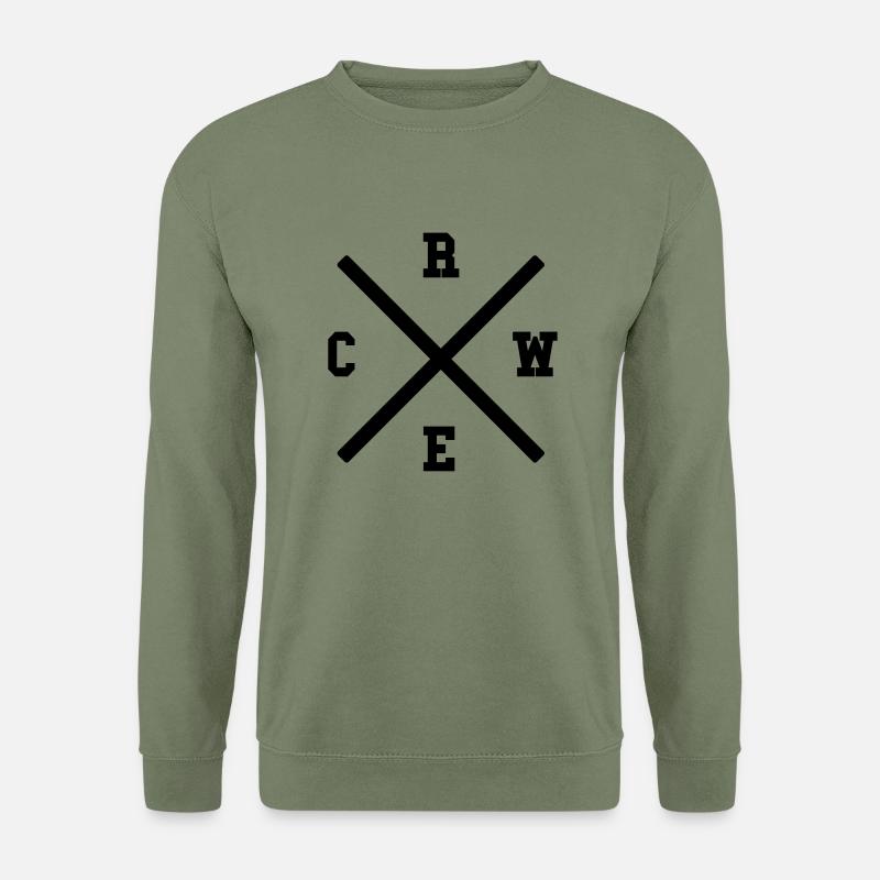 CREW x - Unisex Pullover - Armeegrün