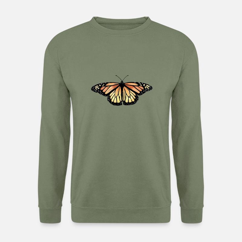 Monarchfalter - Unisex Pullover - Armeegrün