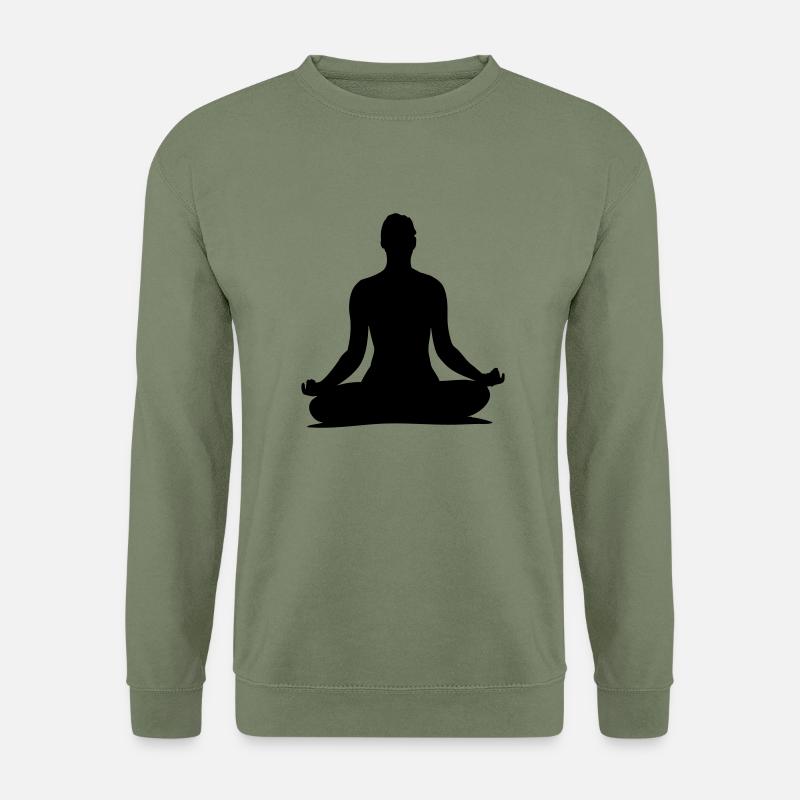 yoga___f1 - Unisex Pullover - Armeegrün