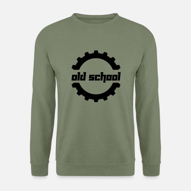 Old School (Vector) - Unisex Pullover - Armeegrün