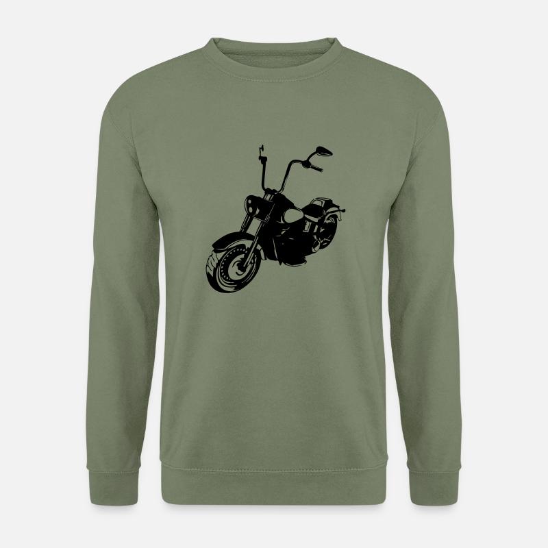 motorrad_01 - Unisex Pullover - Armeegrün