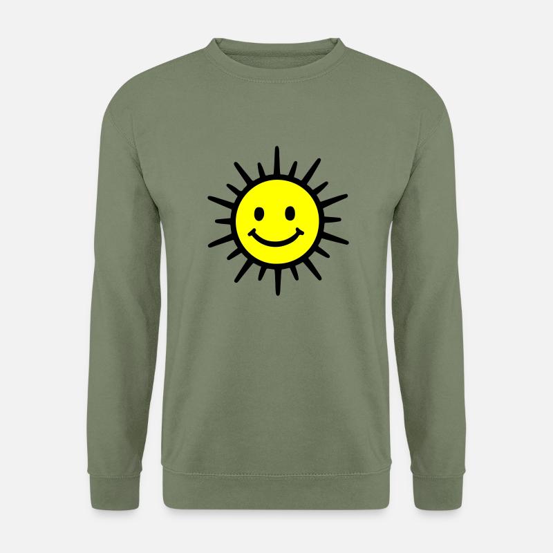 Sonne Freude Sommer - Unisex Pullover - Armeegrün