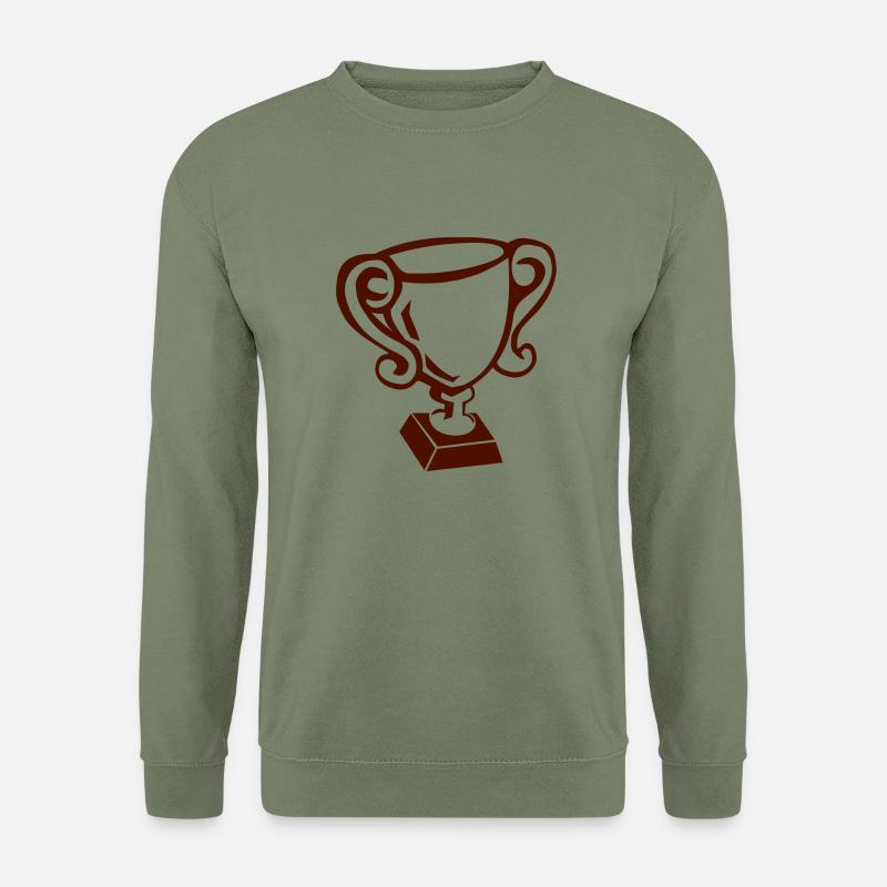 Cup - Trophy - Birthday - Unisex Sweatshirt - army green