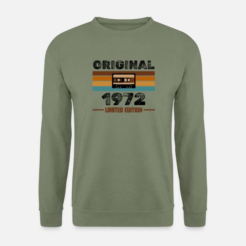Original 1972 – Retro Kassette Limited Edition - Unisex Pullover - Armeegrün