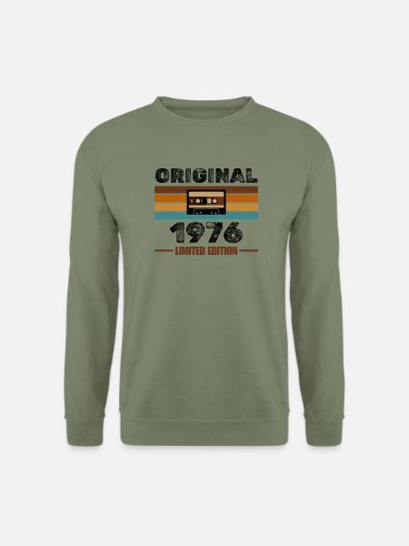 Original 1976 – Retro Kassette Limited Edition - Unisex Pullover - Armeegrün