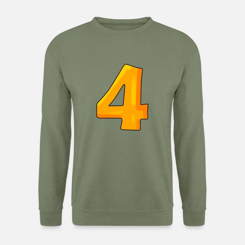 4 - Unisex Pullover - Armeegrün