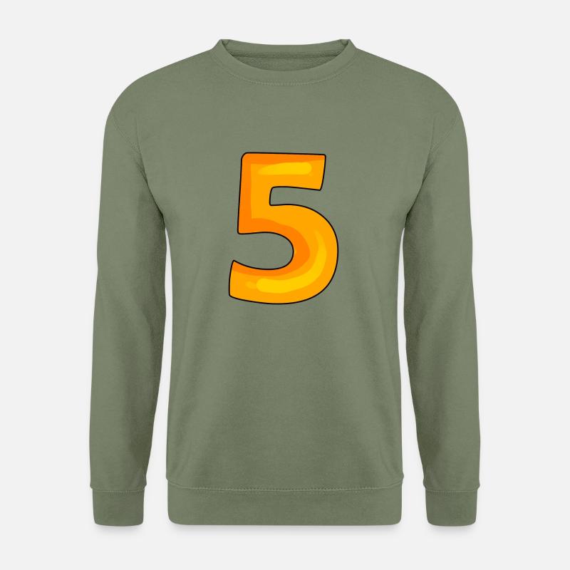 5 - Unisex Pullover - Armeegrün