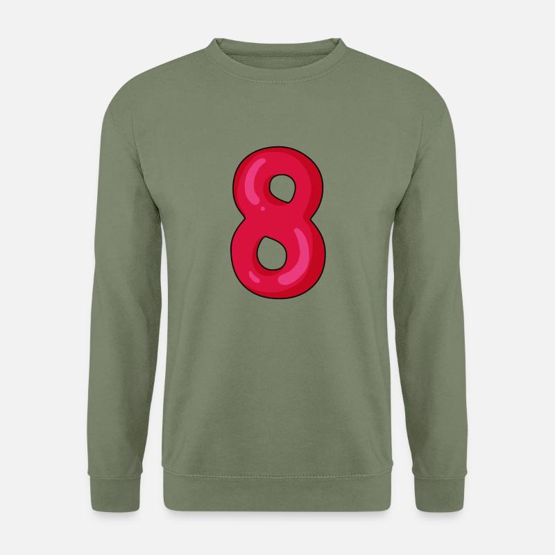 8 - Unisex Pullover - Armeegrün
