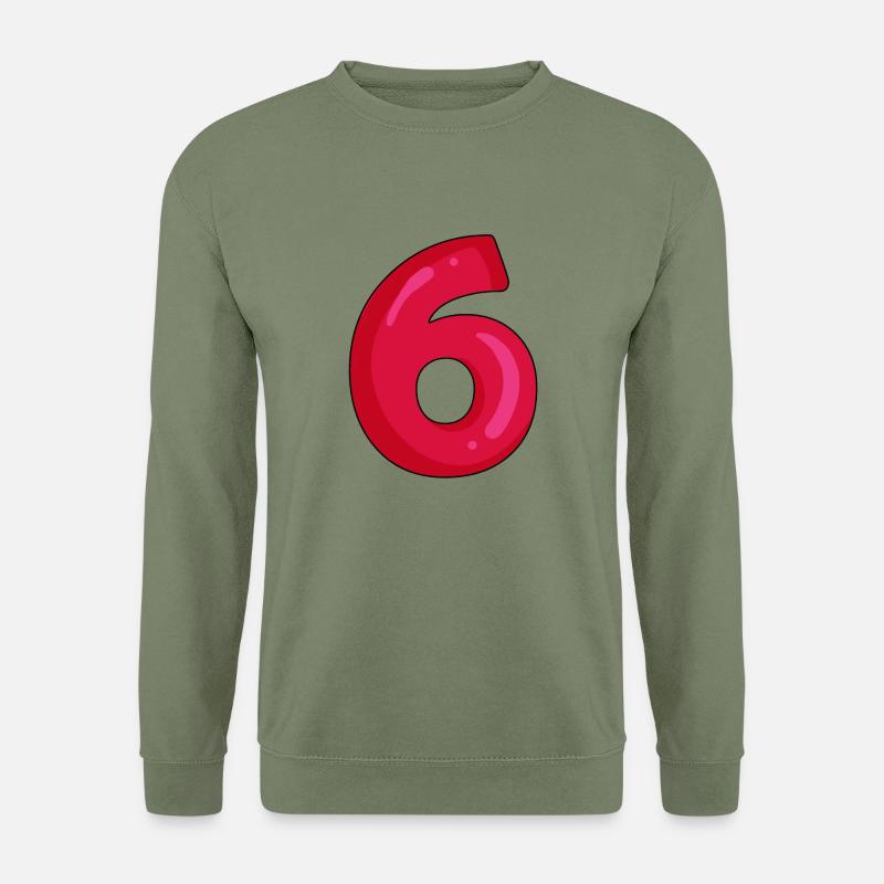 6 - Unisex Pullover - Armeegrün