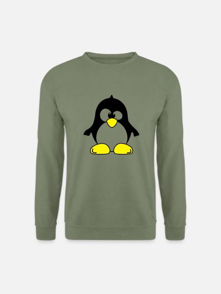 pinguin pingui - Unisex Pullover - Armeegrün