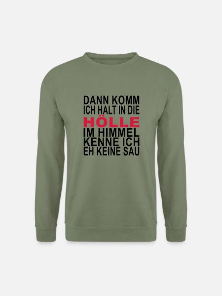 Hölle - Unisex Pullover - Armeegrün