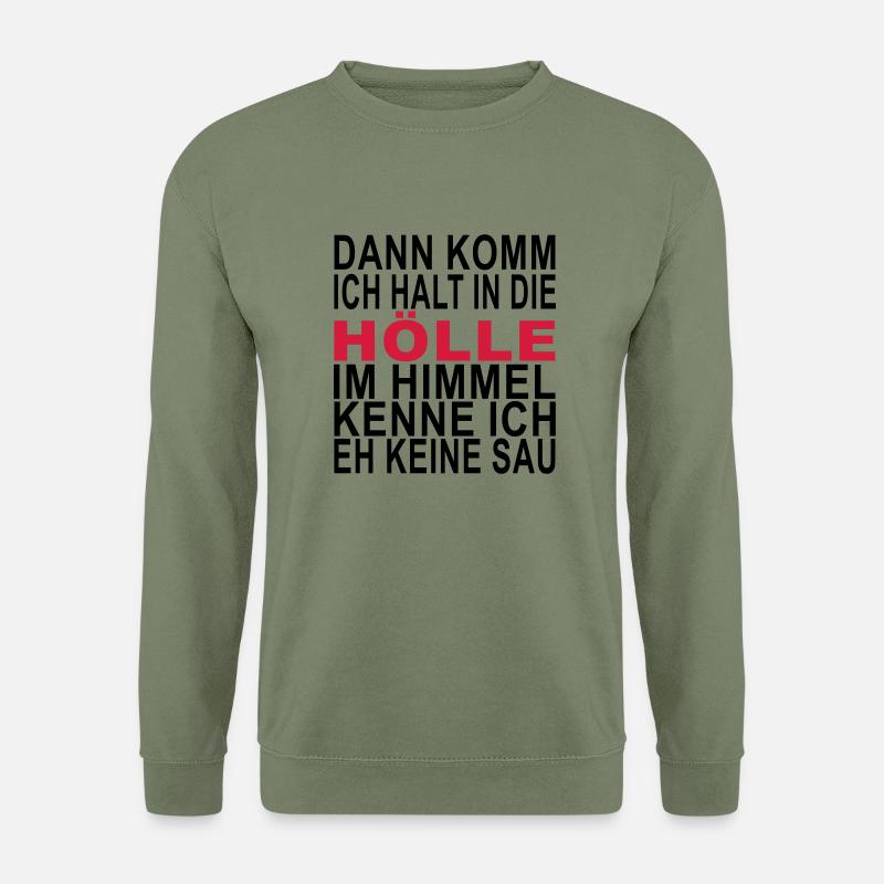 Hölle - Unisex Pullover - Armeegrün