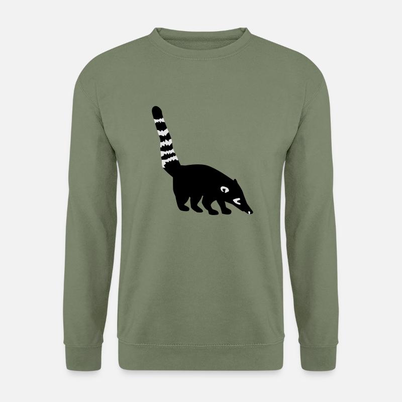 Nasenbär - Unisex Pullover - Armeegrün
