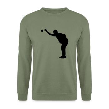 Boule - Unisex Pullover - Armeegrün - Vorne - Alina (178cm) & Michal (187cm)