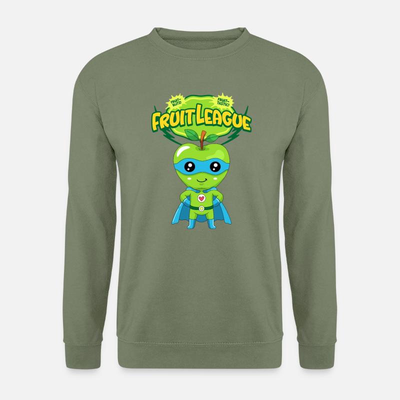 Apfel im anzug - Unisex Pullover - Armeegrün