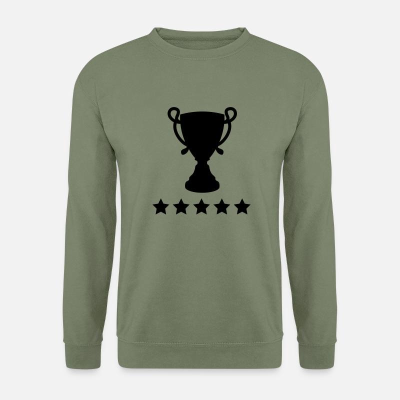pokal_star__f1 - Unisex Pullover - Armeegrün
