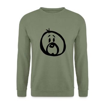 SEAL-Logo - Unisex Pullover - Armeegrün - Vorne - Alina (178cm) & Michal (187cm)