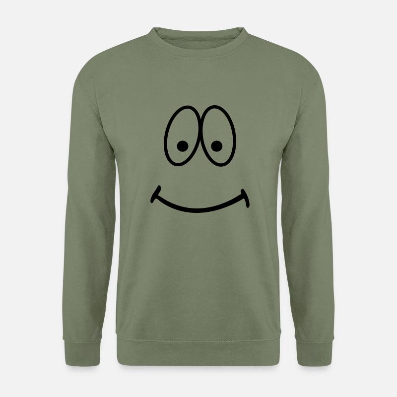 smiley - Unisex Sweatshirt - army green
