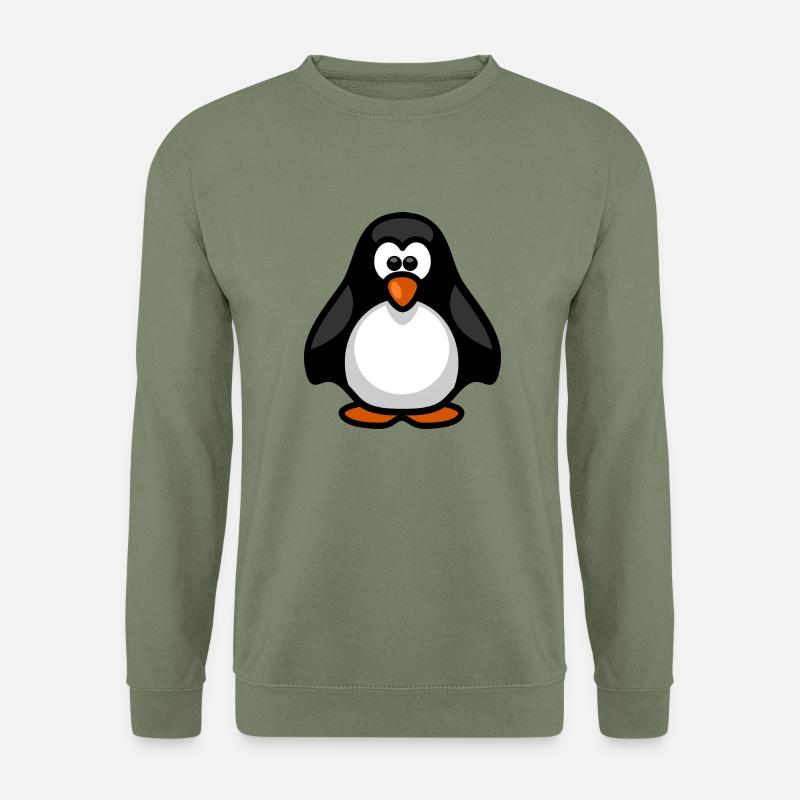 penguin243 - Unisex Pullover - Armeegrün