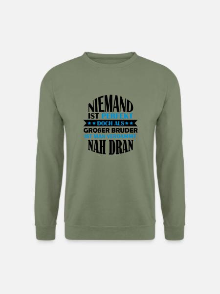 grosser_bruder_002 - Unisex Pullover - Armeegrün