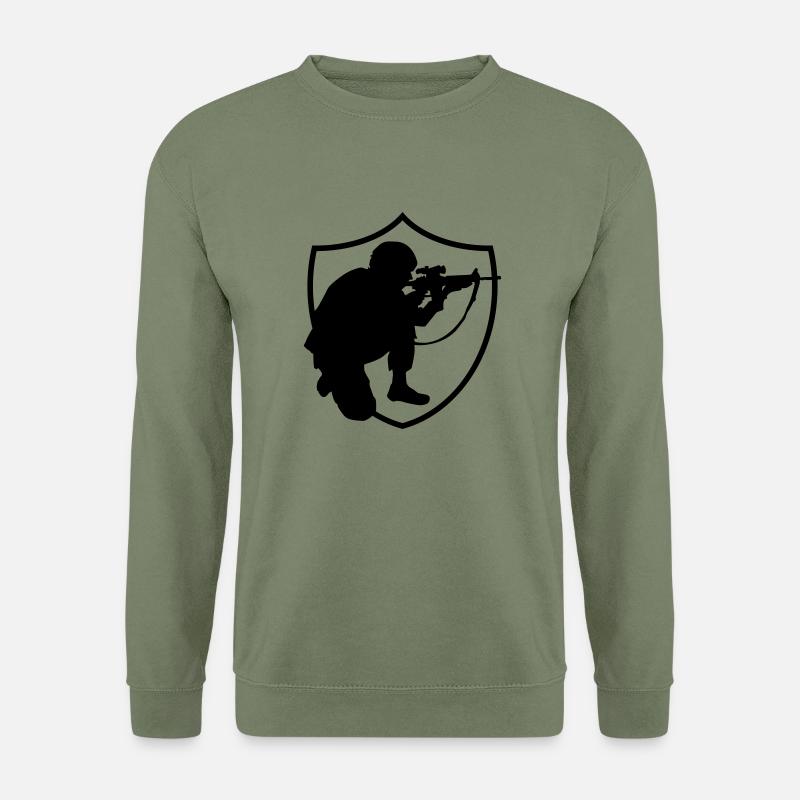 soldier design - Unisex Pullover - Armeegrün