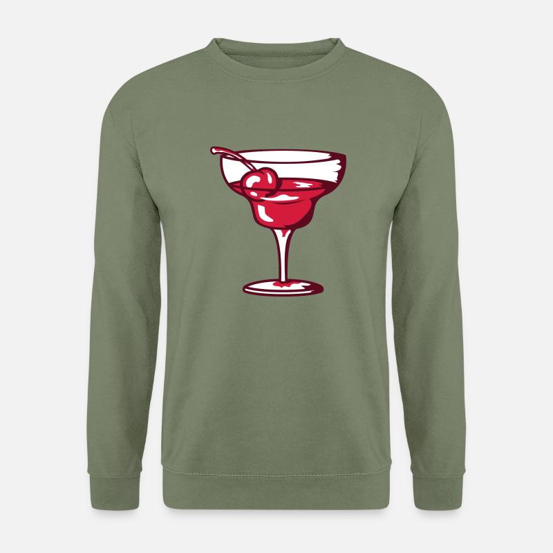 Drink Longdrink Alkohol - Unisex Pullover - Armeegrün