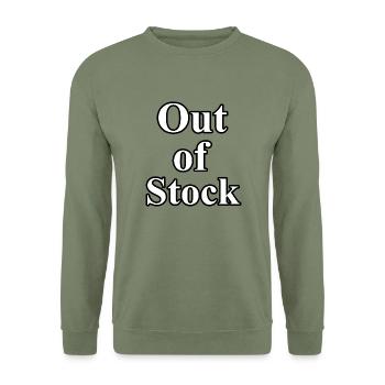 out of stock - Sweat-shirt Unisexe - vert militaire - Devant - Alina (178cm) & Michal (187cm)