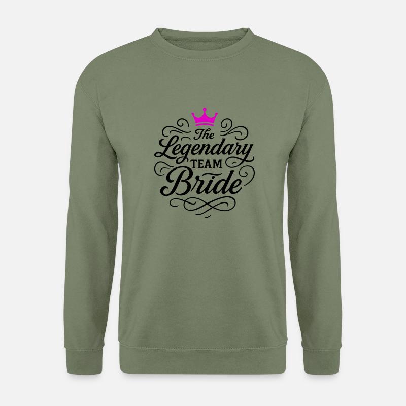 Team Braut Junggesellin - Unisex Pullover - Armeegrün