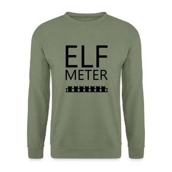 Elf Meter Bier - Unisex Pullover - Armeegrün - Vorne - Alina (178cm) & Michal (187cm)