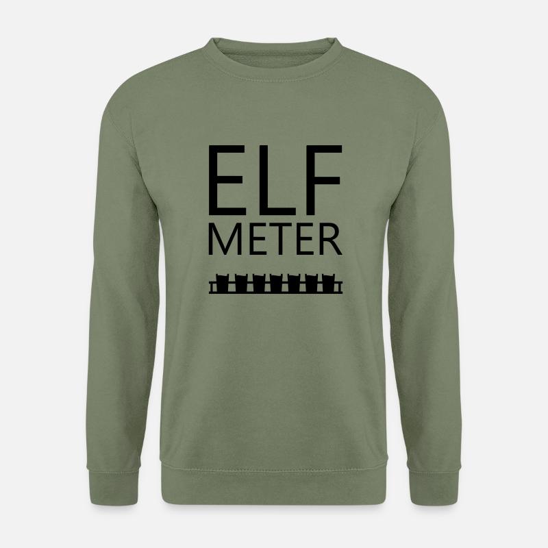 Elf Meter Bier - Unisex Pullover - Armeegrün
